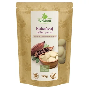 Biomenü bio perui kakaóvaj tallér 125g