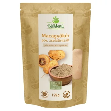 Biomenü bio zselatinizált maca-gyökér por 125g