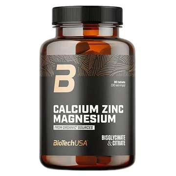 BioTech USA Kalcium Cink Magnézium tabletta 90db