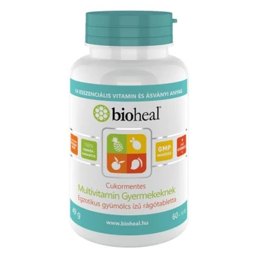 Bioheal Cukormentes Multivitamin gyerekeknek 70 db