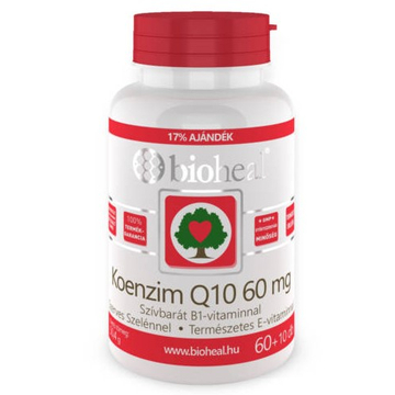 Bioheal Koenzim Q10 60 mg Szelénnel kapszula 70 db