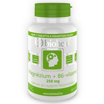 Bioheal magnézium+B6 vitamin tabletta 70db