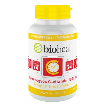 Bioheal Csipkebogyós C-vitamin 1000 mg nyújtott felszívódású 120 db