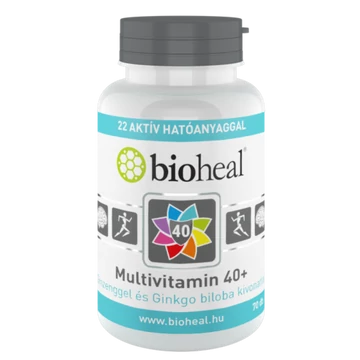 Bioheal multivitamin 40+ tabletta 70 db