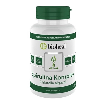 Bioheal Spirulina Komplex Chlorella algával 250 db
