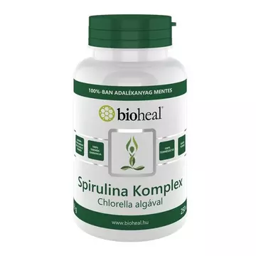 Bioheal Spirulina Komplex Chlorella algával 250 db