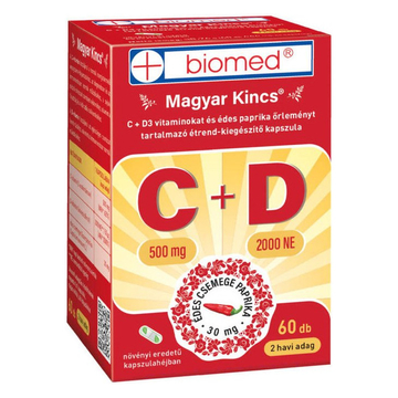 Biomed Magyar Kincs C+D vitamin kapszula 60db