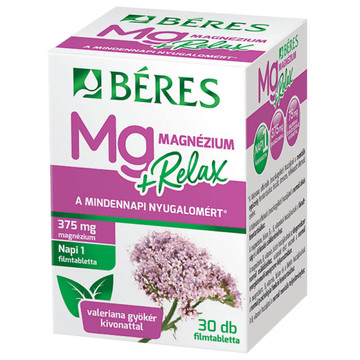 Béres Magnézium + Relax filmtabletta 30db