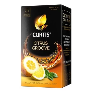 Curtis Citrus Groove fekete tea 25 filter