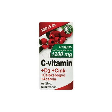 Dr. Chen C-vitamin 1200mg+D3+cink tabletta 105 db