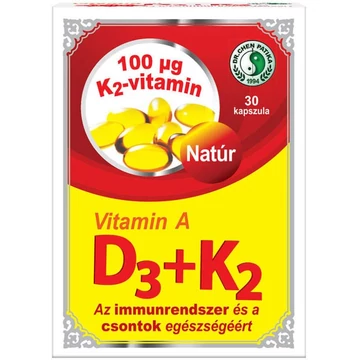 DR. CHEN A+D3+K2 VITAMIN KAPSZULA 30DB