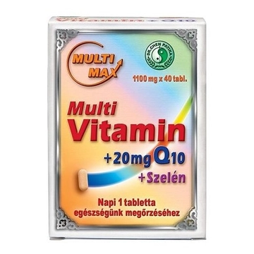 Dr. Chen Multimax vitamin + Q10 + Szelén tabletta 40 db