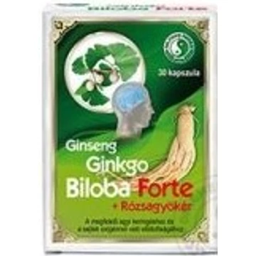 Dr. Chen Ginseng+Ginkgo Biloba Forte+Rózsagyökér kapszula - 30db