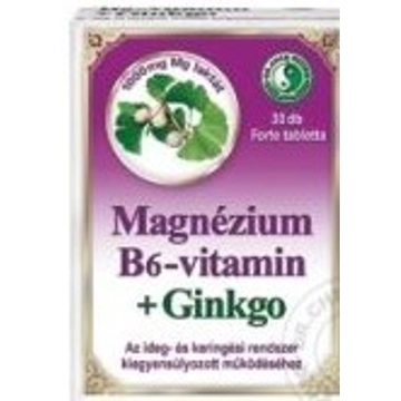 Dr. Chen Magnézium + B6-vitamin + Ginkgo tabletta 30db