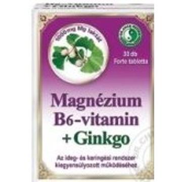 DR. CHEN MAGNÉZIUM B6+GINKGO FORTE TABLETTA 30DB