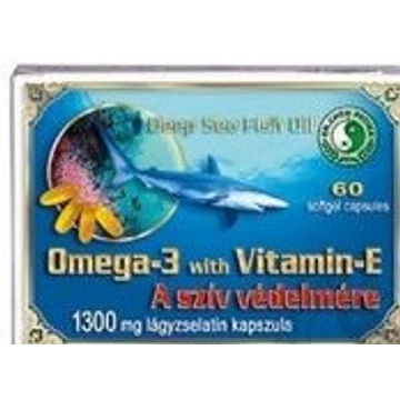 Dr. Chen Omega-3 + E-vitamin 1300mg kapszula 60db