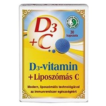 Dr. Chen D3+Liposzómás C-vitamin kapszula 30 db