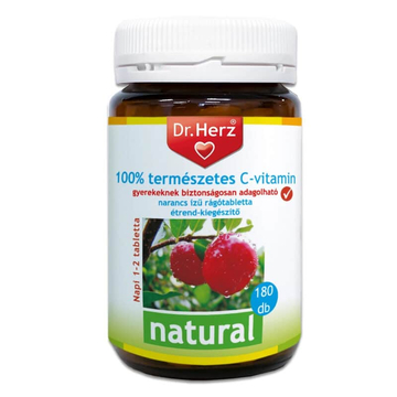 Dr. Herz 100% természetes C-vitamin Acerolából 180db