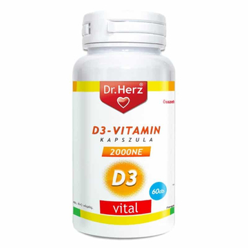 Dr. Herz D-vitamin 2000 NE lágyzselatin kapszula 60db