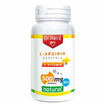 Dr. Herz L-Arginin + C-vitamin 500mg kapszula 50db