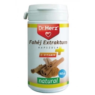 Dr. Herz fahéj extraktum + C vitamin kapszula 90db