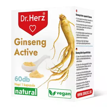 Dr. Herz Ginseng (Ginzeng) Active kapszula 60db