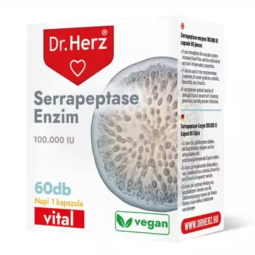 Dr. Herz Serrapeptase enzim kapszula 60db