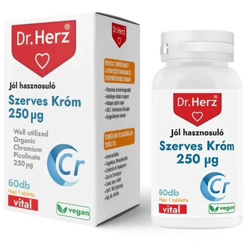 Dr. Herz Szerves Króm 250mcg kapszula 60db