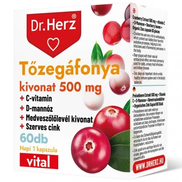 Dr. Herz Tőzegáfonya kivonat kapszula 60db