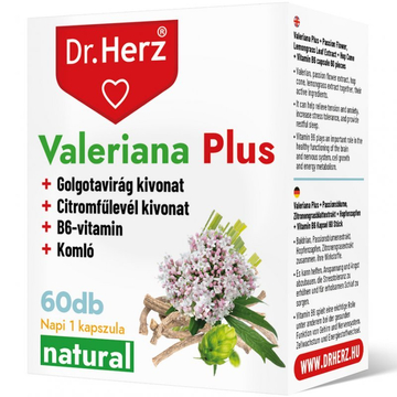 Dr. Herz Valeriana Plus kapszula 60db