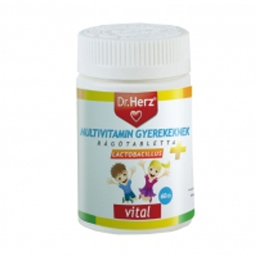 Dr. Herz multivitamin gyerekeknek+lactobacillus tabletta 60db
