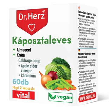 Dr. Herz káposztaleves + almaecet + króm kapszula 60db