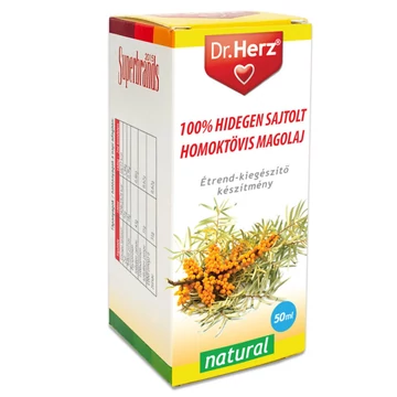Dr. Herz Hidegen sajtolt Homoktövismag olaj 50ml