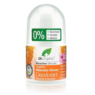 Dr. Organic golyós dezodor bio manuka mézes 50ml