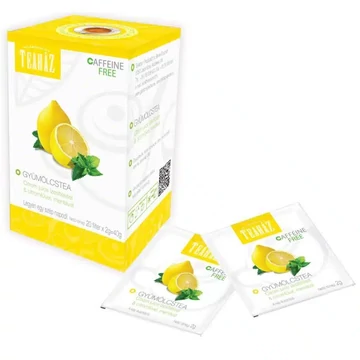 Gárdonyi Teaház Gyümölcstea citrom Juice ízesítéssel, citromfűvel, mentával 20 filter