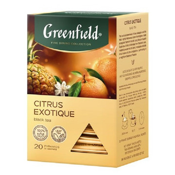 GREENFIELD Citrus Exotique piramis tea 20 filter