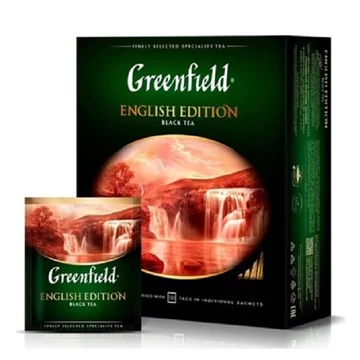 Greenfield English Edition tea 100 filter