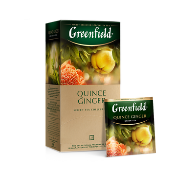 GREENFIELD Quince Ginger tea 25x2g