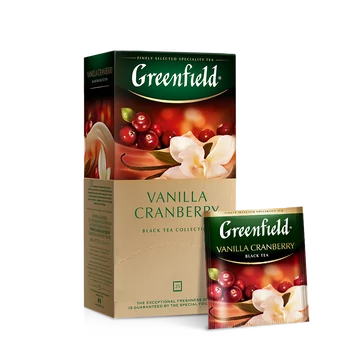 GREENFIELD Vanilla Cranberry tea 25x1,5 g