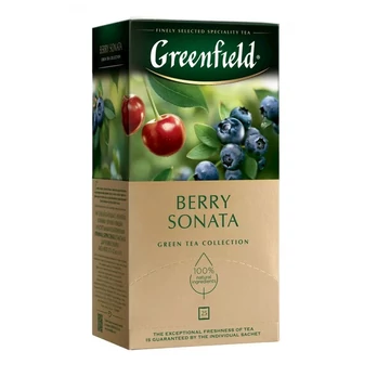 Greenfield Berry Sonata zöldtea 25 filter