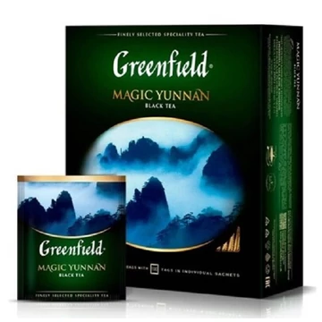 Greenfield Magic Yunnan fekete tea 100 filter