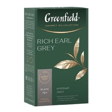 Greenfield prémium Rich Earl Grey tea 100g