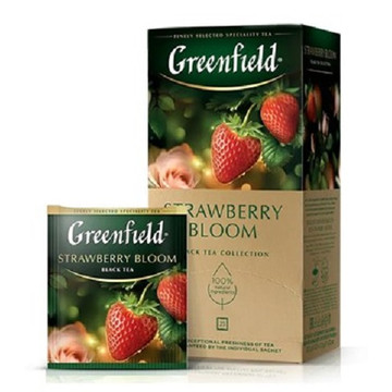 Greenfield Strawberry Bloom fekete tea 25 filter