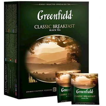 Greenfield Classic Breakfast fekete tea 100 filter