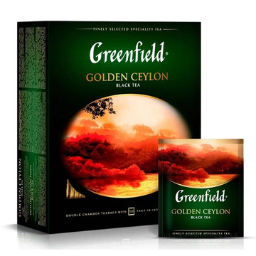 Greenfield Golden Ceylon fekete tea 100 filter