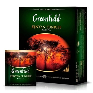 Greenfield Kenyan Sunrise fekete tea 100 filter