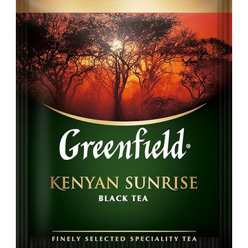Greenfield Kenyan Sunrise fekete tea 100 filter