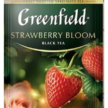 Greenfield Strawberry Bloom fekete tea 25 filter Greenfield Strawberry Bloom fekete tea 25 filter