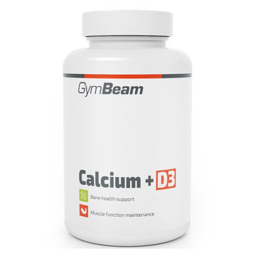 GymBeam Kalcium + D3-vitamin kapszula 120db