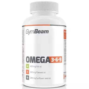 GymBeam Omega 3-6-9 kapszula 120db